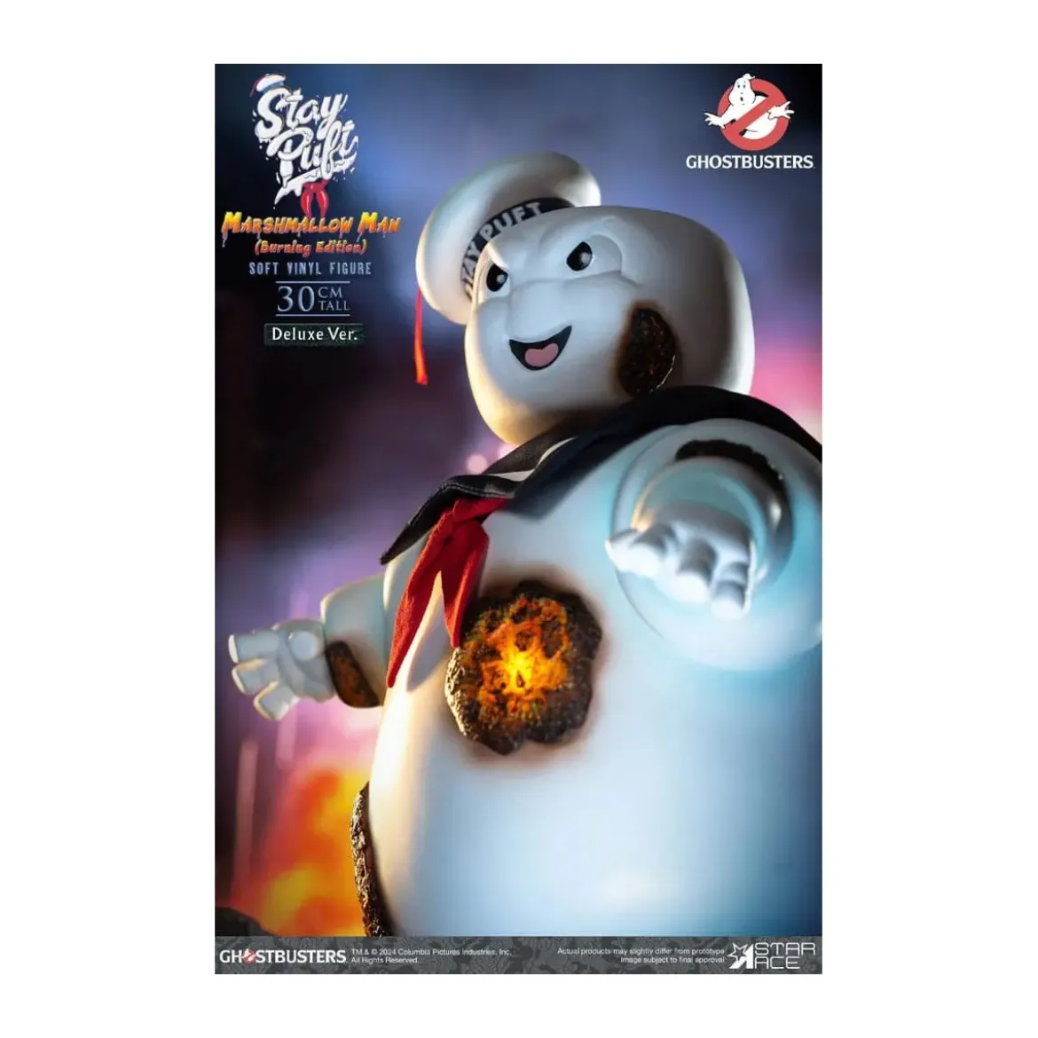 Star Ace - Stay Puft Marshmallow Man Burning Edition Deluxe Version - Ghostbusters