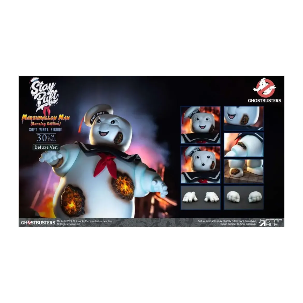 Star Ace - Stay Puft Marshmallow Man Burning Edition Deluxe Version - Ghostbusters