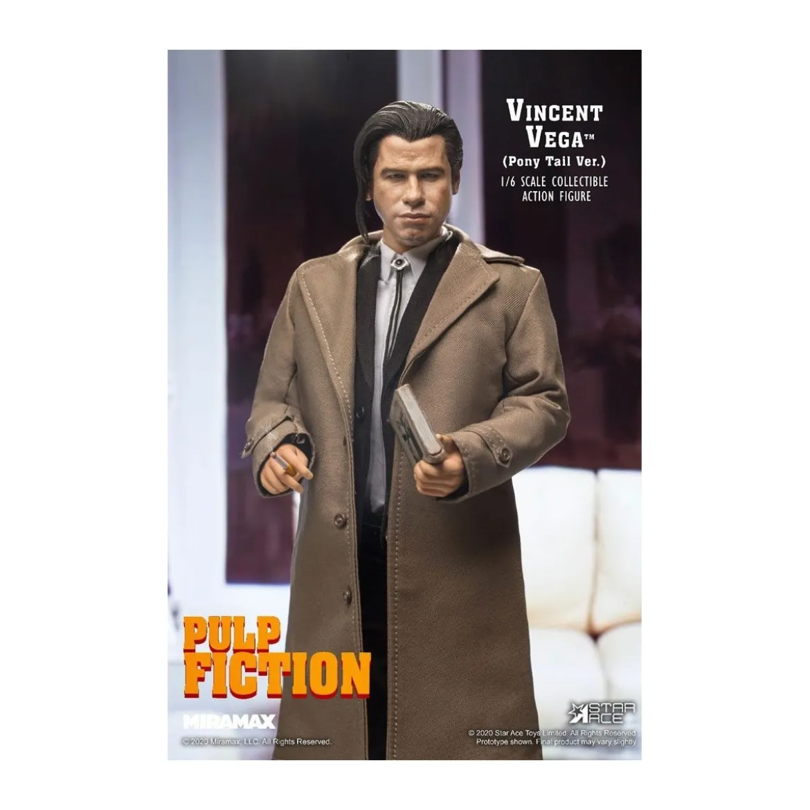 Star Ace - Vincent Vega Pony Tail version Deluxe 1/6 - Pulp Fiction