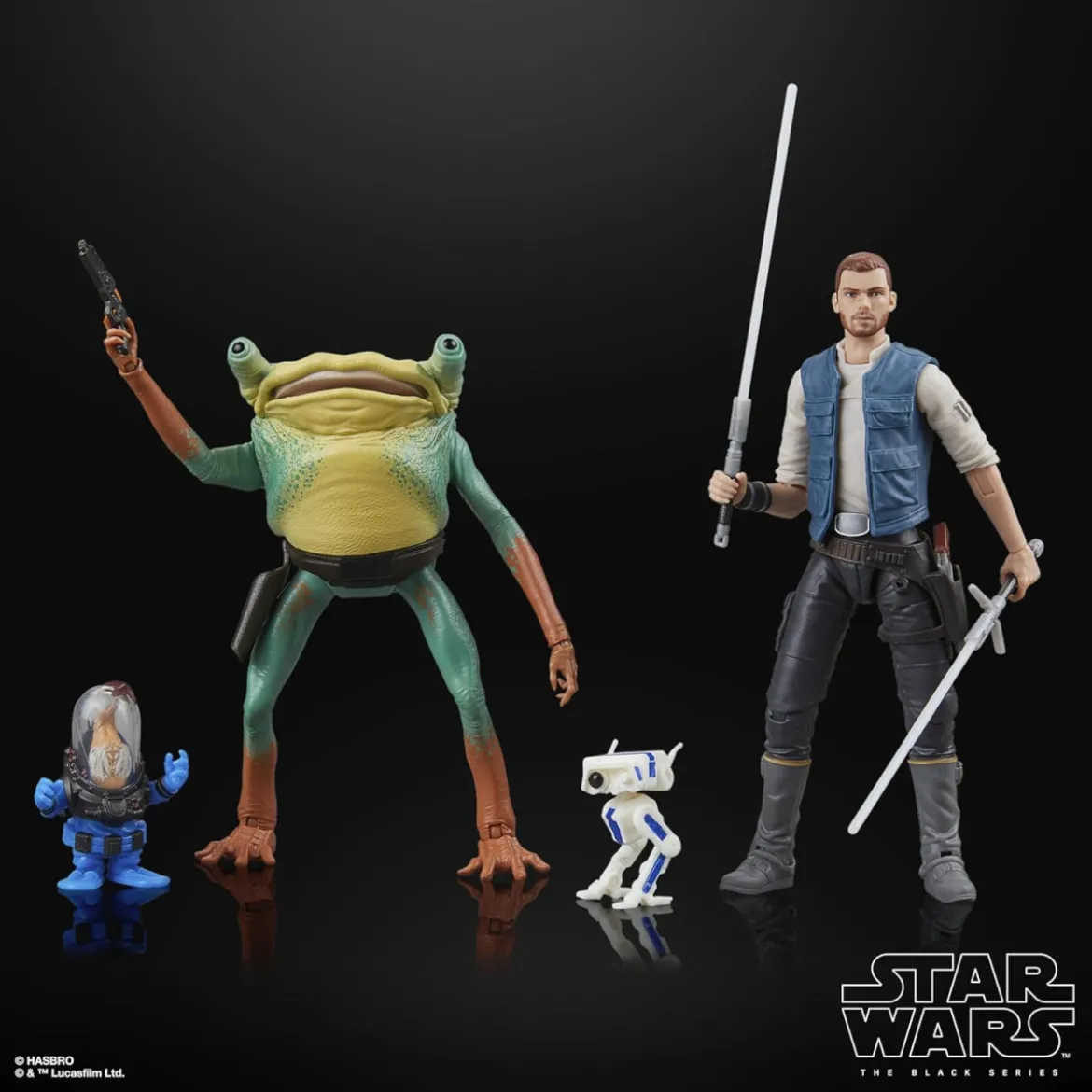 Star Wars Black Series - Jedi Survivor Pack - Cal Kestis, BD-1, Turgle & Skoova Stev