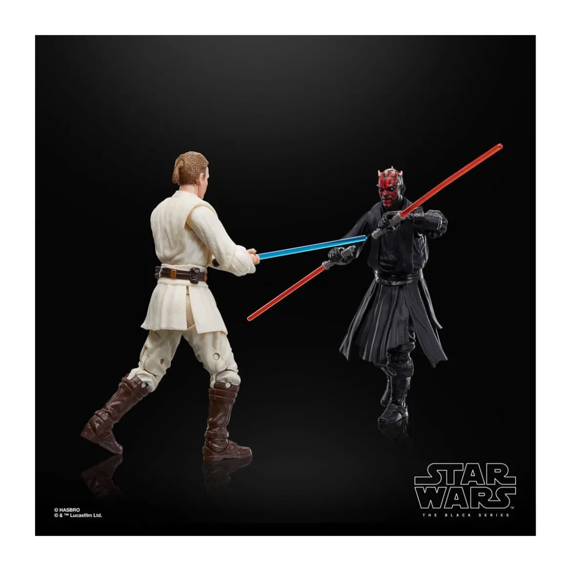Star Wars Black Series - Pack Qui-Gon Jinn, Darth Maul, Obi-Wan Kenobi Episode I