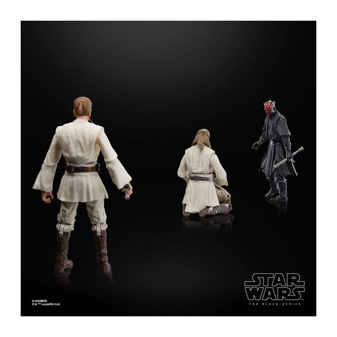 Star Wars Black Series - Pack Qui-Gon Jinn, Darth Maul, Obi-Wan Kenobi Episode I