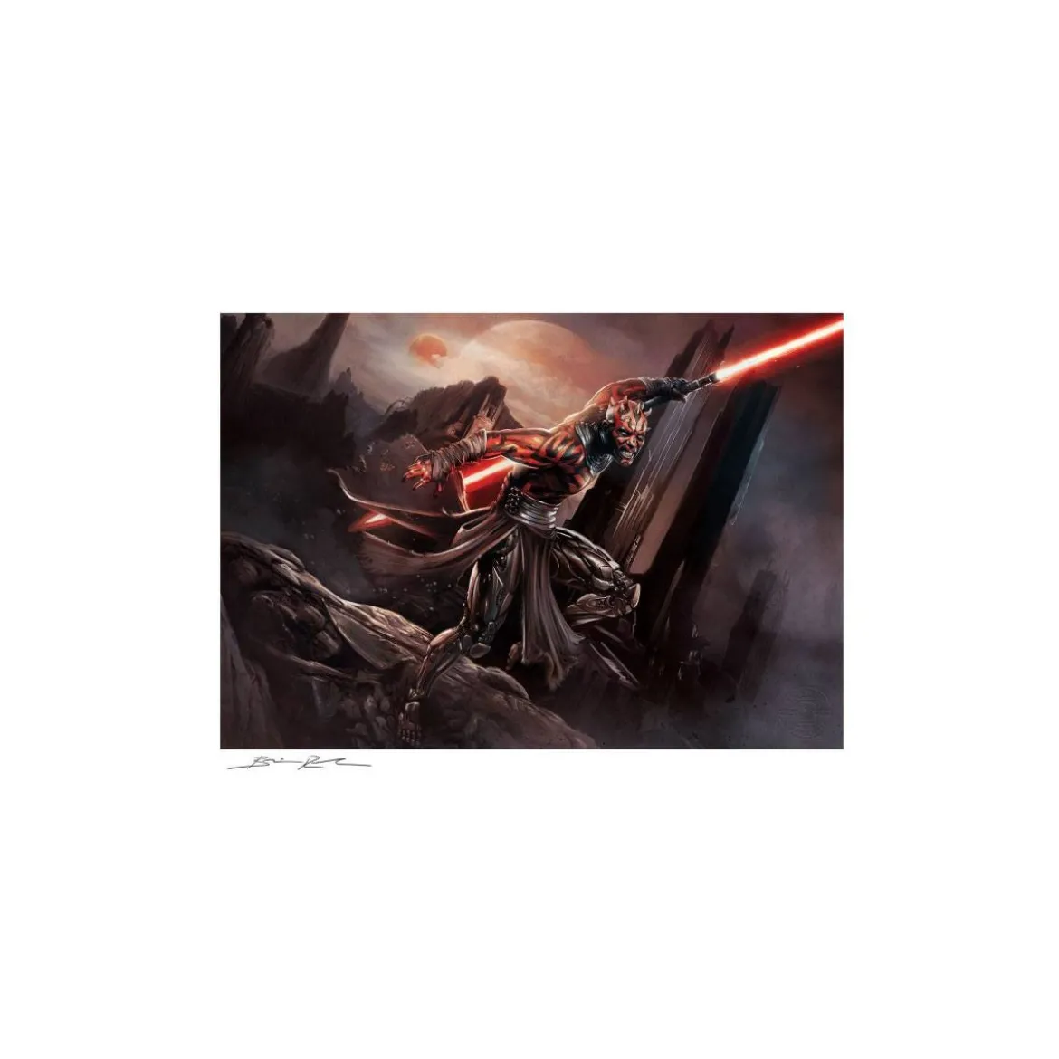 Star wars impression Art Print - Darth Maul: Savage Rage - 46 x 61 cm non encadré