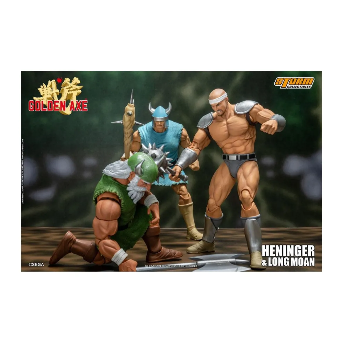 Storm Collectibles - Golden Axe - Pack 2 figurines Heninger & Long Moan