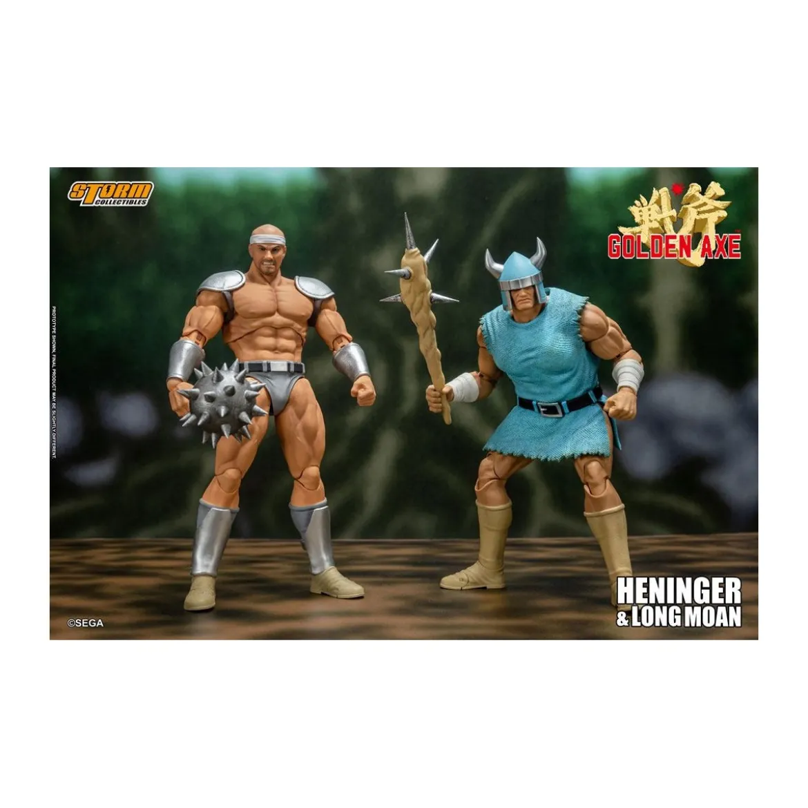 Storm Collectibles - Golden Axe - Pack 2 figurines Heninger & Long Moan