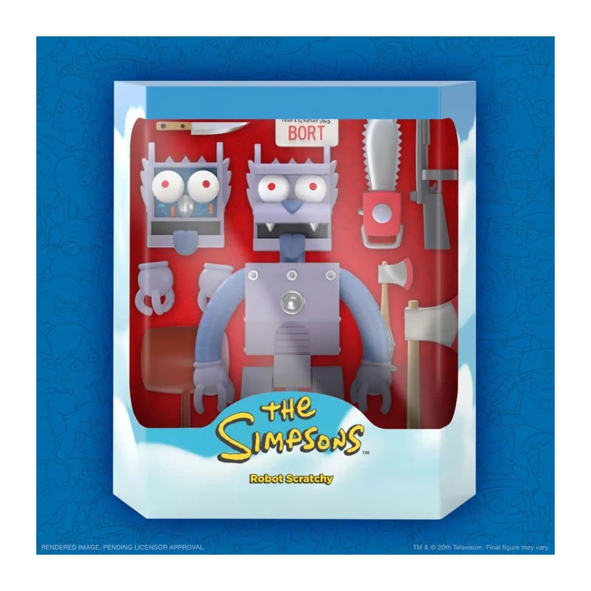 Super 7 - Les Simpson - Ultimates Robot Scratchy Les Simpsons