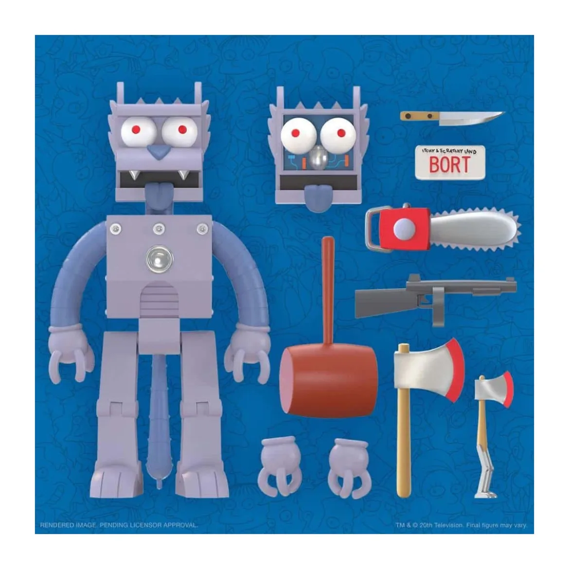 Super 7 - Les Simpson - Ultimates Robot Scratchy Les Simpsons