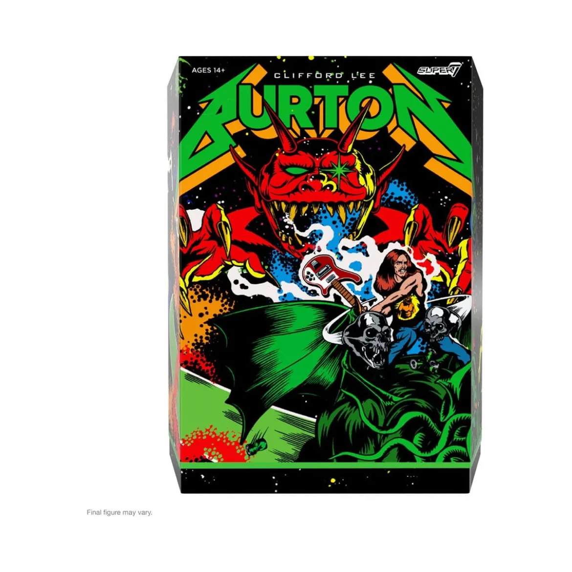 Super 7 - Metallica Wave 2 - Ultimates Cliff Burton "Superhero Poster"
