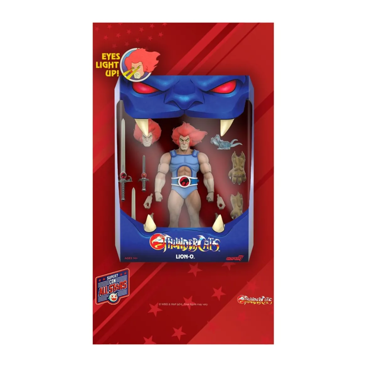 Super 7 - Thundercats - Ultimates Lion-O (LED Eyes)