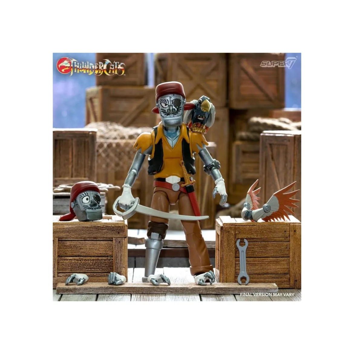 Super 7 - Thundercats - Ultimates Captain Cracker the Robotic Pirate Scoundrel