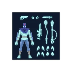 Super 7 - TMNT Ultimates GLOW-IN-THE-DARK FOOT SOLDIER Exclusive - Teenage Mutant Ninja Turtles