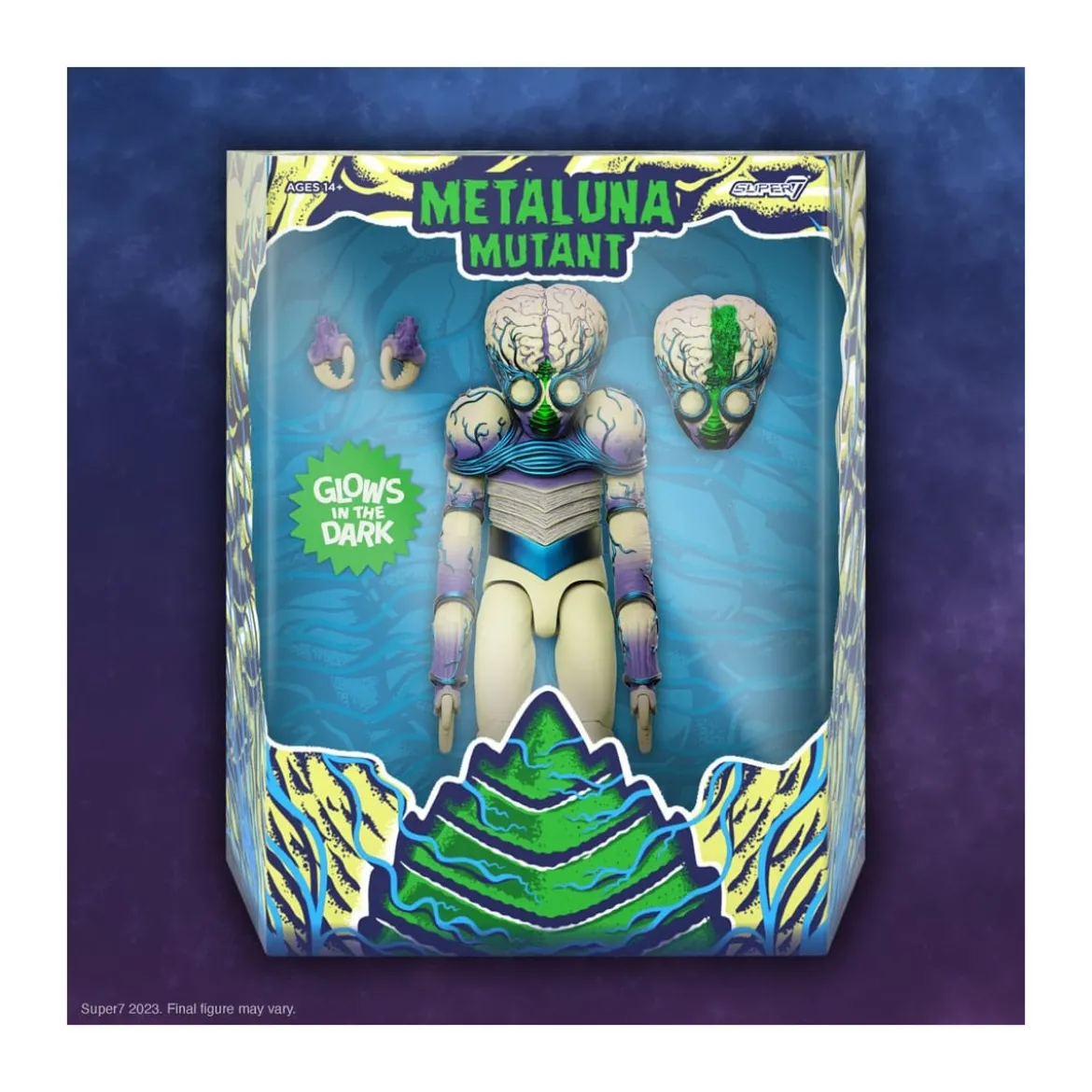 Super 7 - Universal Monsters - Ultimates Metaluna Mutant Blue Glow (Glow in the Dark) Wave 2