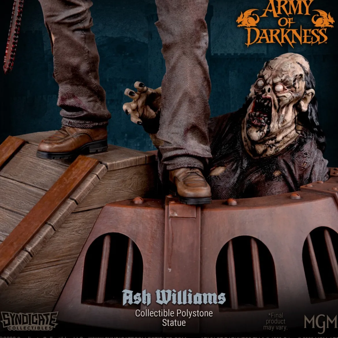 Syndicate Collectibles - Evil Dead Army of Darkness - Ash Williams Premium Statue 1/4 Apex Edition