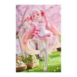 Taito AMP Fig - Hatsune Miku - Newley Written Sakura Miku Japanese Cafe Ver. Reissue