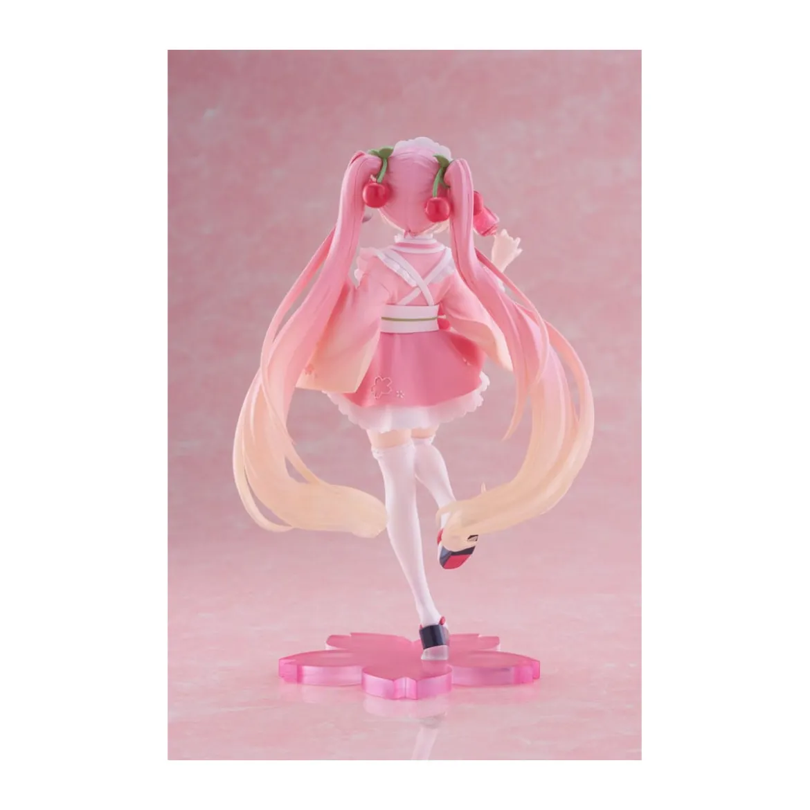 Taito AMP Fig - Hatsune Miku - Newley Written Sakura Miku Japanese Cafe Ver. Reissue