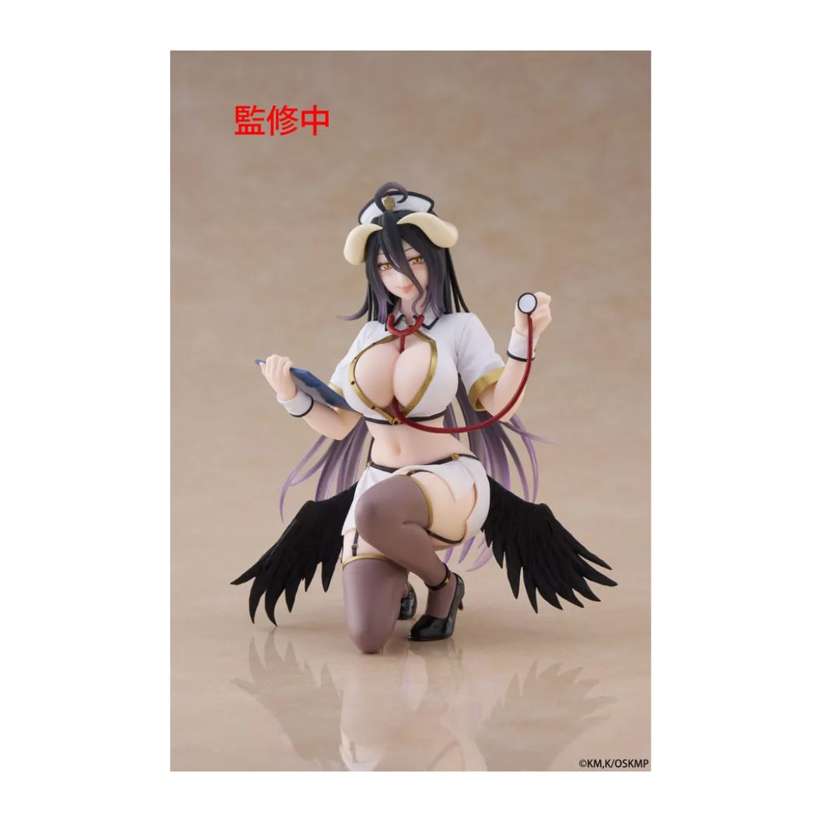 Taito - Desktop Cute Figure Albedo Nurse Version Renewal - Overlord