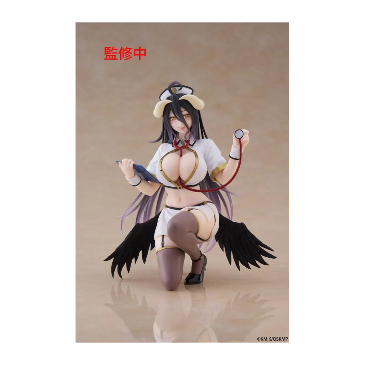 Taito - Desktop Cute Figure Albedo Nurse Version Renewal - Overlord
