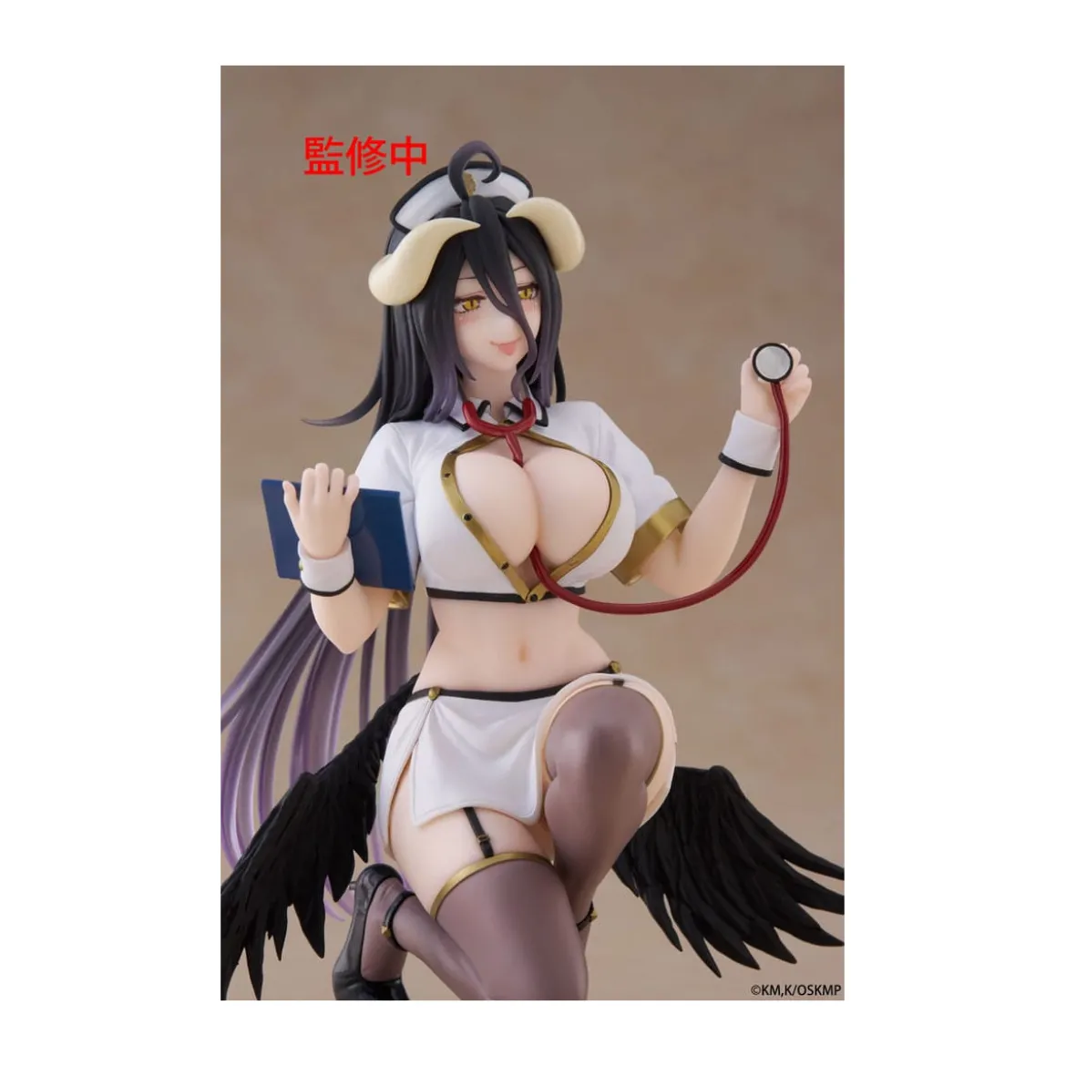 Taito - Desktop Cute Figure Albedo Nurse Version Renewal - Overlord