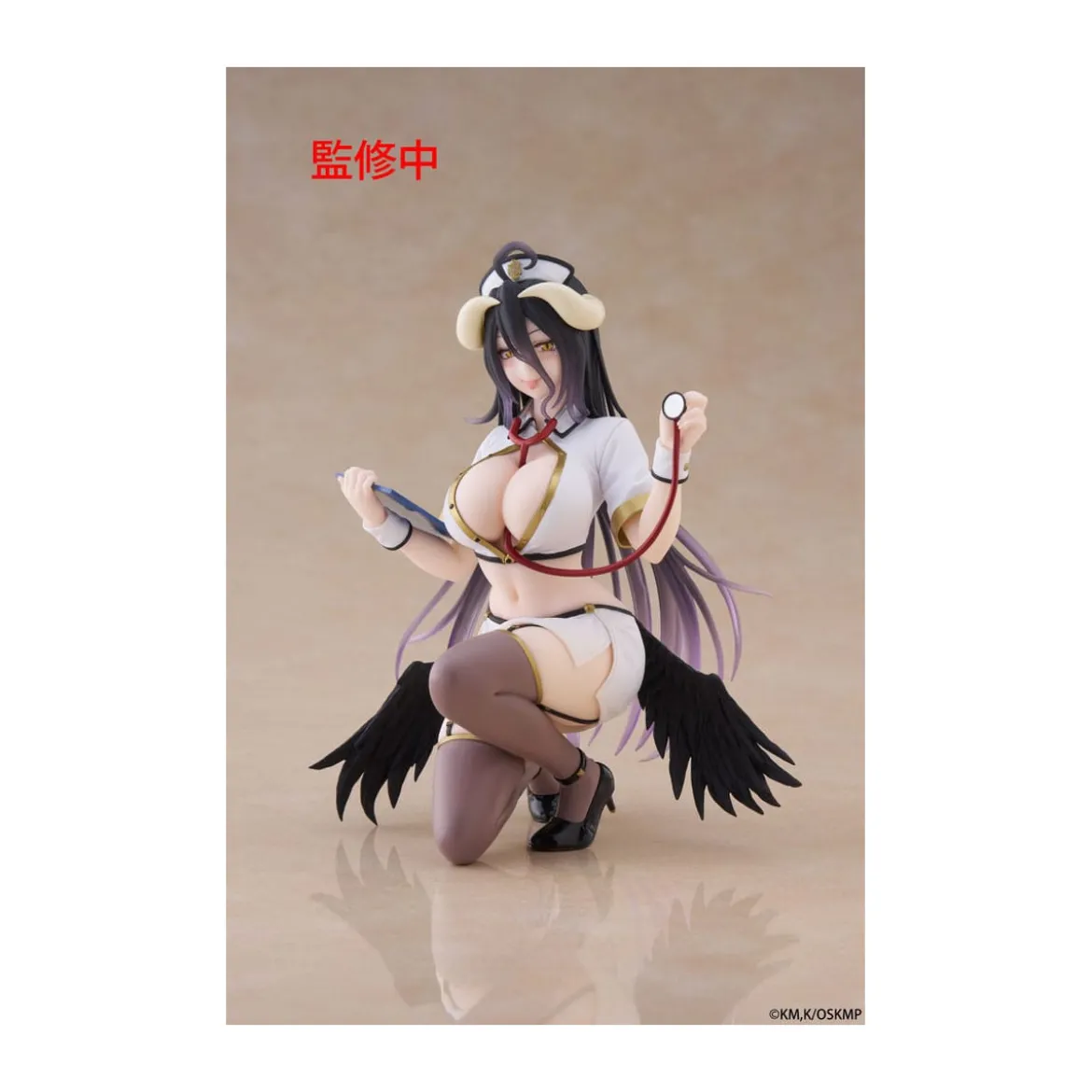 Taito - Desktop Cute Figure Albedo Nurse Version Renewal - Overlord