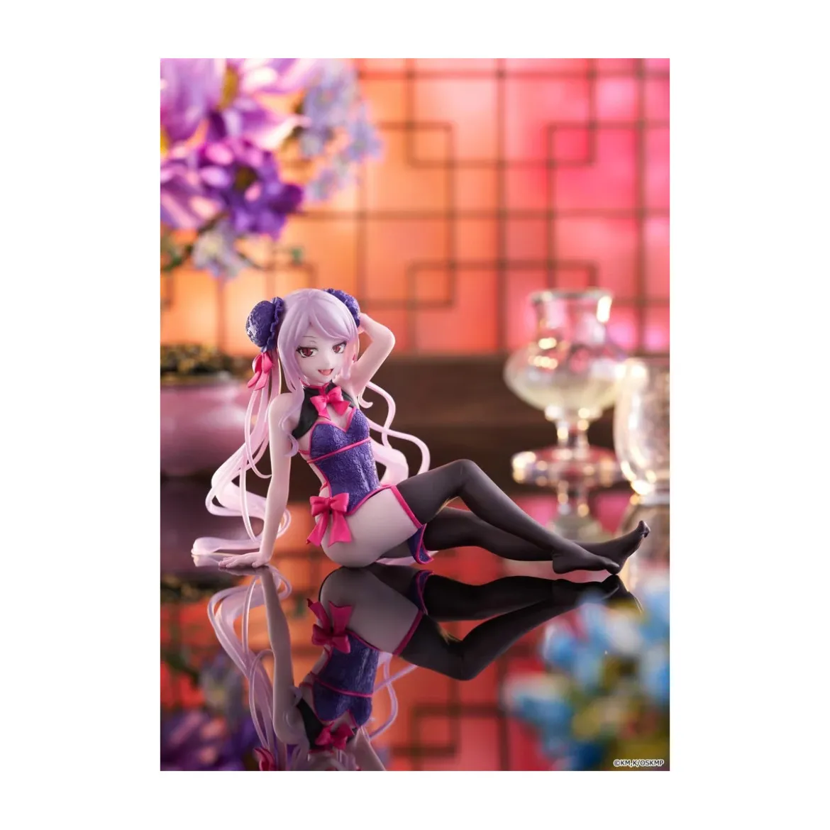 Taito - Desktop Cute Figure Shalltear Chinese Dress Ver. - Overlord