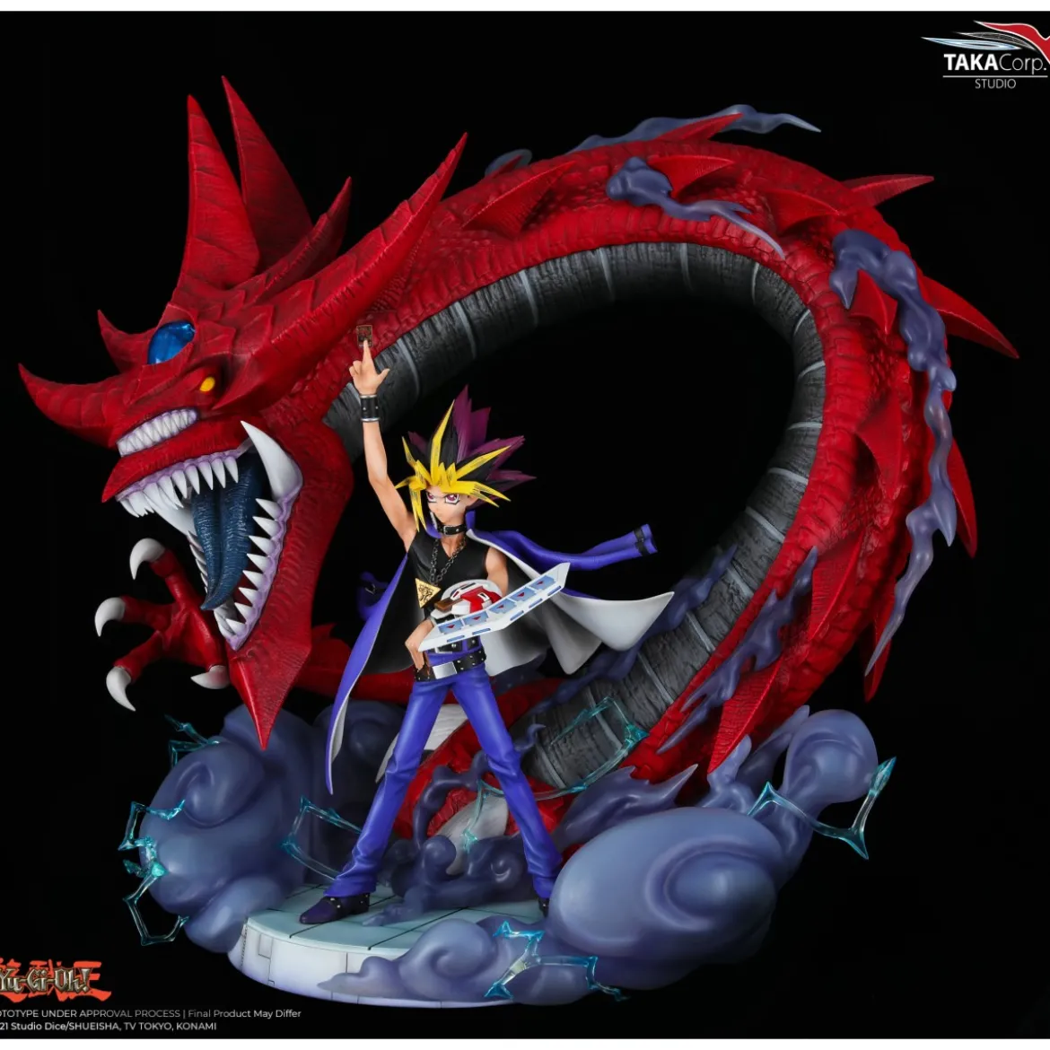 Taka Corp - Yu Gi-Oh! - Statue Yami Yugi & Slifer Le Dragon Céleste - 1/6
