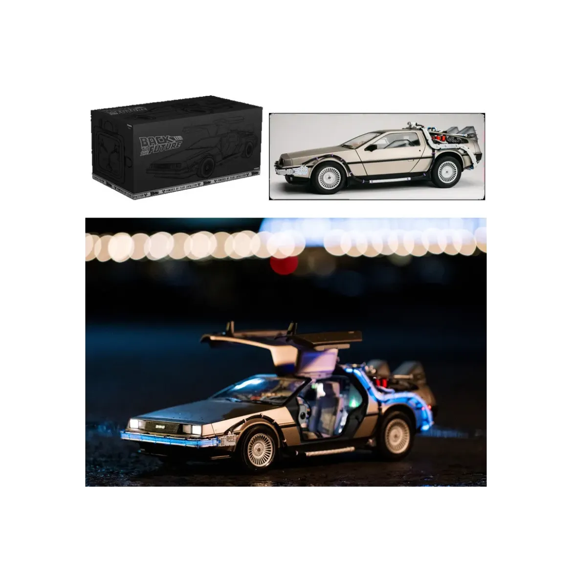 Takara Tomy - Back to the Future - Die Cast Time Machine Replica DeLorean