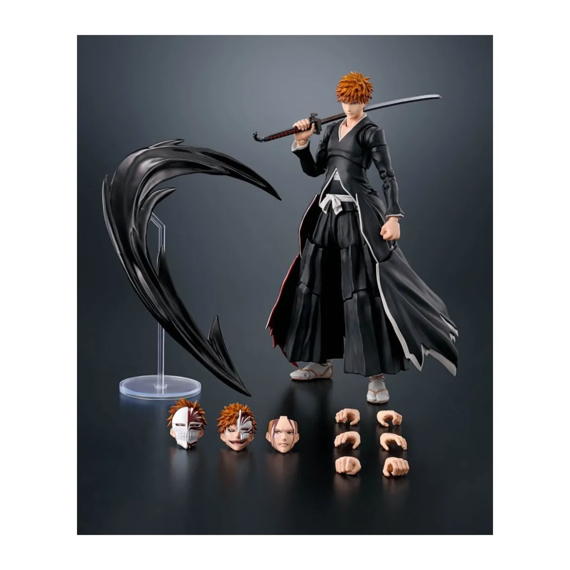 Tamashii Bandai - ICHIGO KUROSAKI GETSUGATENSHO - BLEACH 1000 YEAR BLOOD WAR - SH Figuarts SHF
