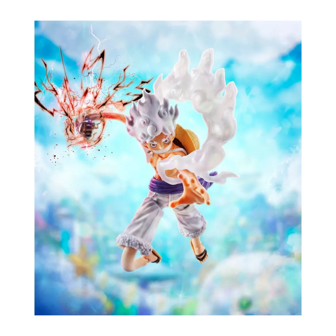 Tamashii Bandai One Piece - Monkey D. Luffy Gear 5 Future Island Egghead - S.H. Figuarts SHF