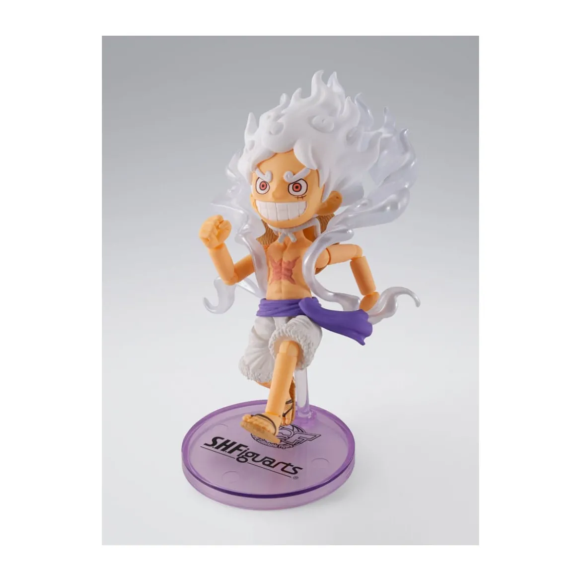 Tamashii Bandai One Piece - Monkey.D.Luffy Gear 5 - World Collectable Figure × S.H.Figuarts
