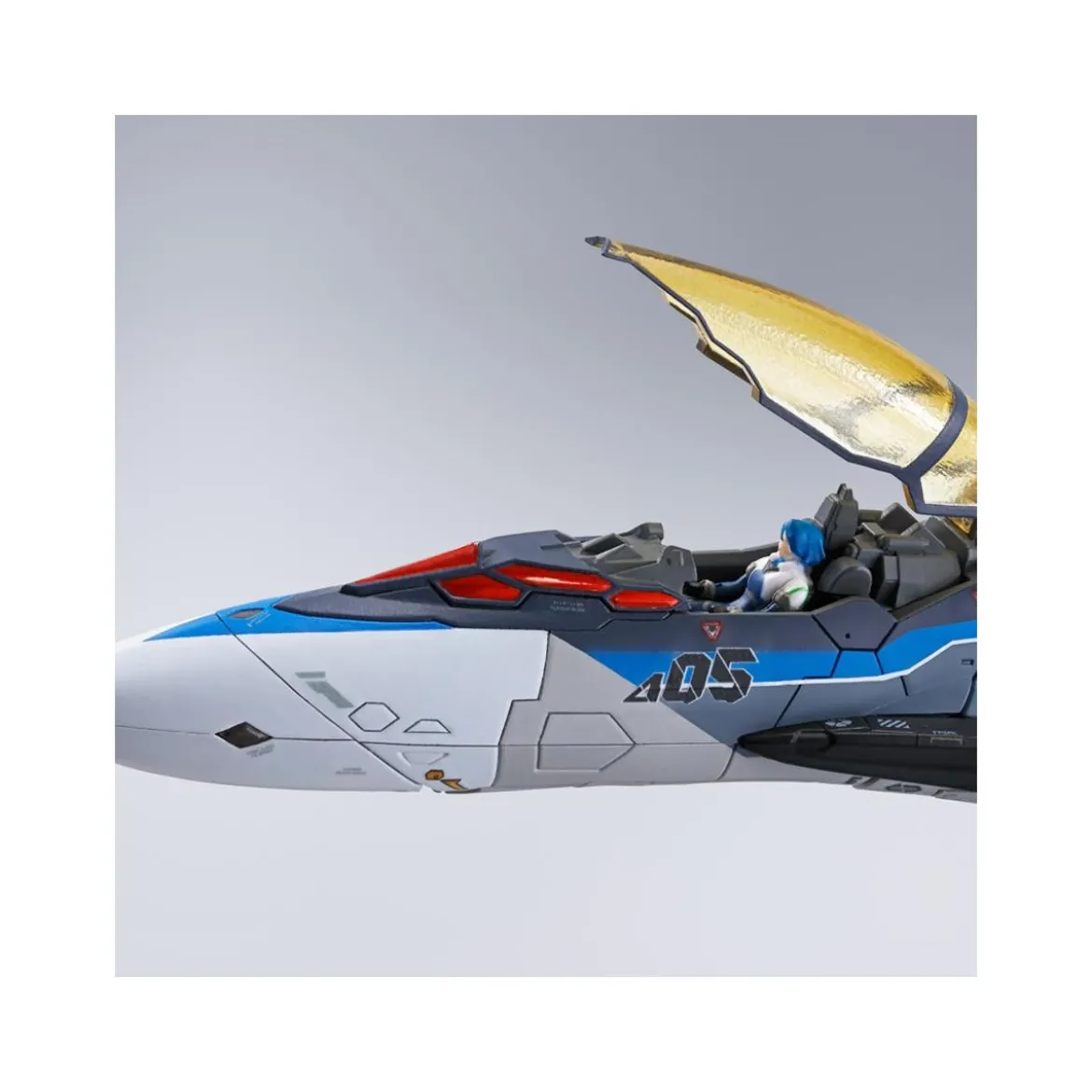 Tamashii Bandai - VF-31AX (Hayate Immelmann Use) Kairos-Plus DX Chogokin - Macross Delta: Absolute Live!!!!!!