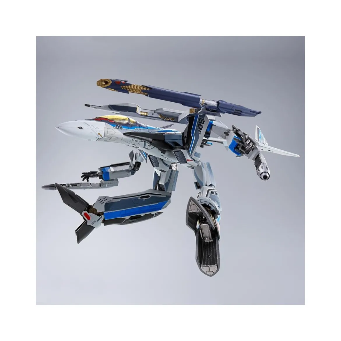 Tamashii Bandai - VF-31AX (Hayate Immelmann Use) Kairos-Plus DX Chogokin - Macross Delta: Absolute Live!!!!!!