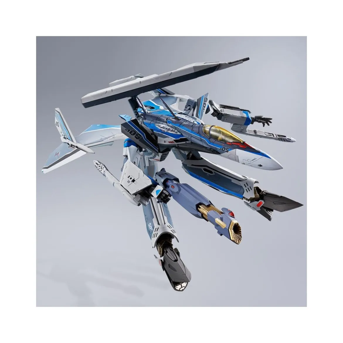 Tamashii Bandai - VF-31AX (Hayate Immelmann Use) Kairos-Plus DX Chogokin - Macross Delta: Absolute Live!!!!!!