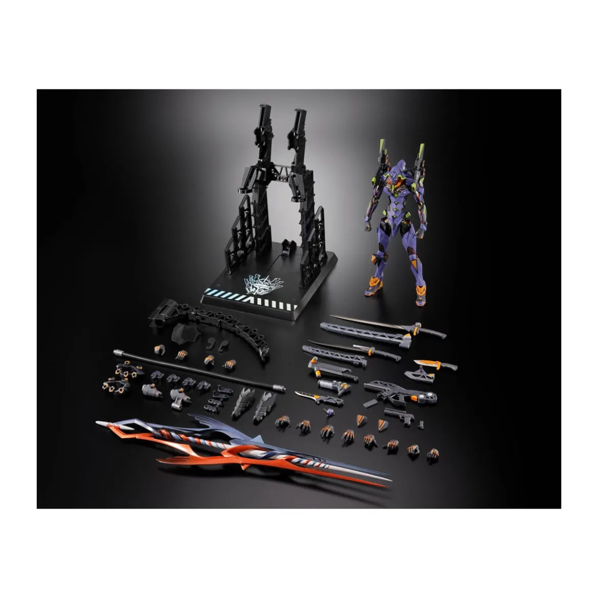 Tamashii Nations - EVA-01 Test Type 30th with the Spear of Gaius - Metal Build - Evangelion