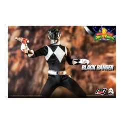 Three 0 - Black Ranger - Mighty Morphin Power Rangers FigZero 1/6