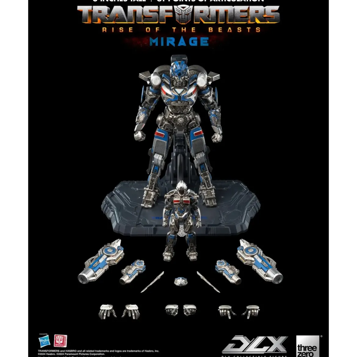 Three0 Transformers - DLX MIRAGE - Transformers: Rise of the Beasts