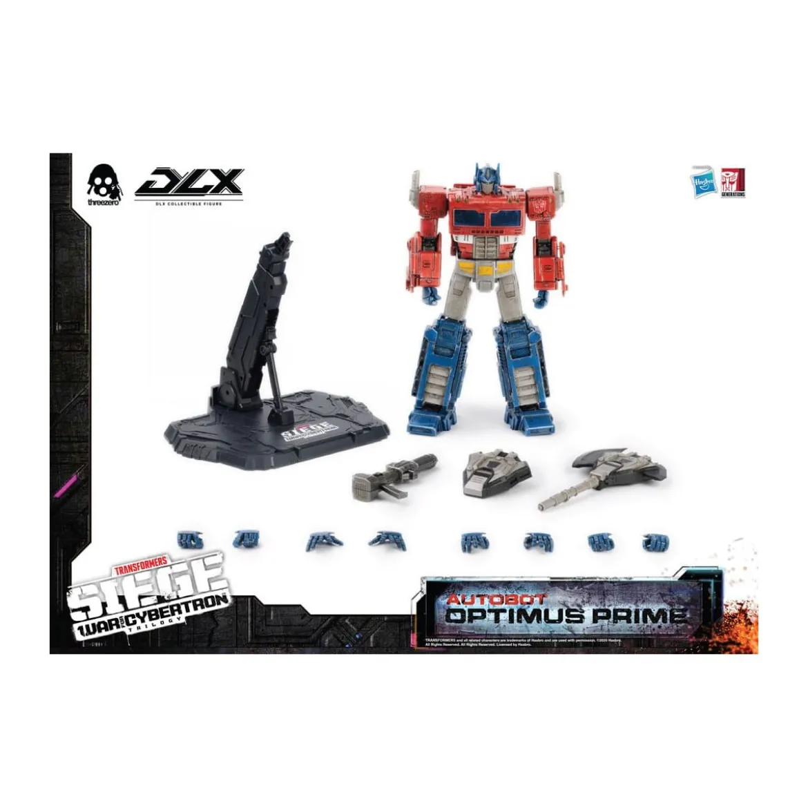 Three0 Transformers - DLX OPTIMUS PRIME - War For Cybertron Trilogy