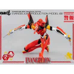 Three Zero - Evangelion Production Model-02 (EVA-02) - Evangelion: New Theatrical Edition figurine Robo-Dou
