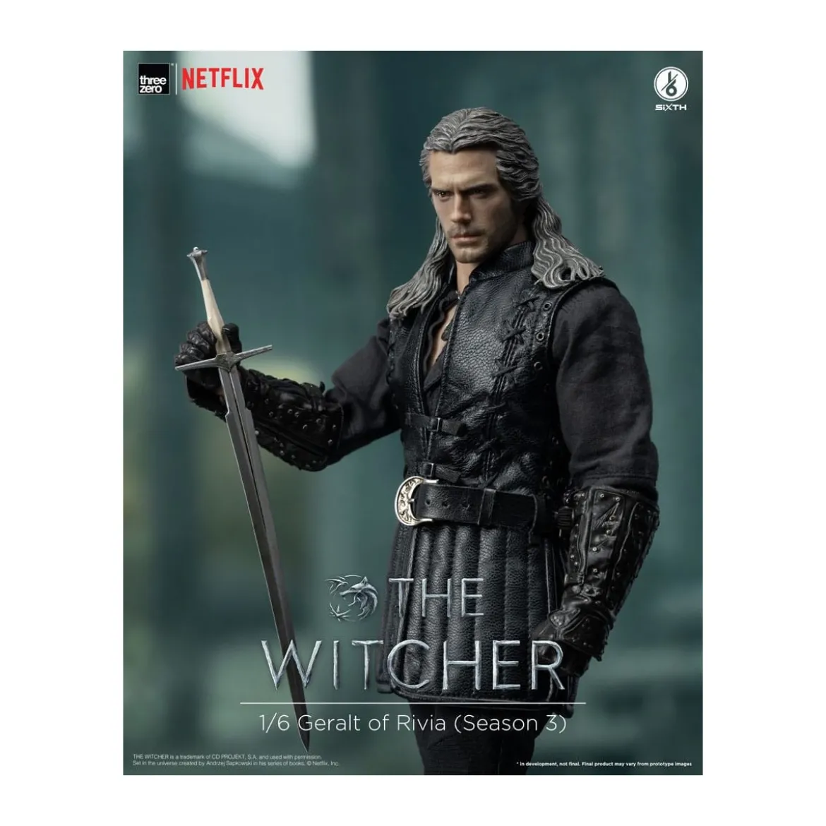 Threezero- Geralt of Rivia 1/6 - The Witcher Season 3
