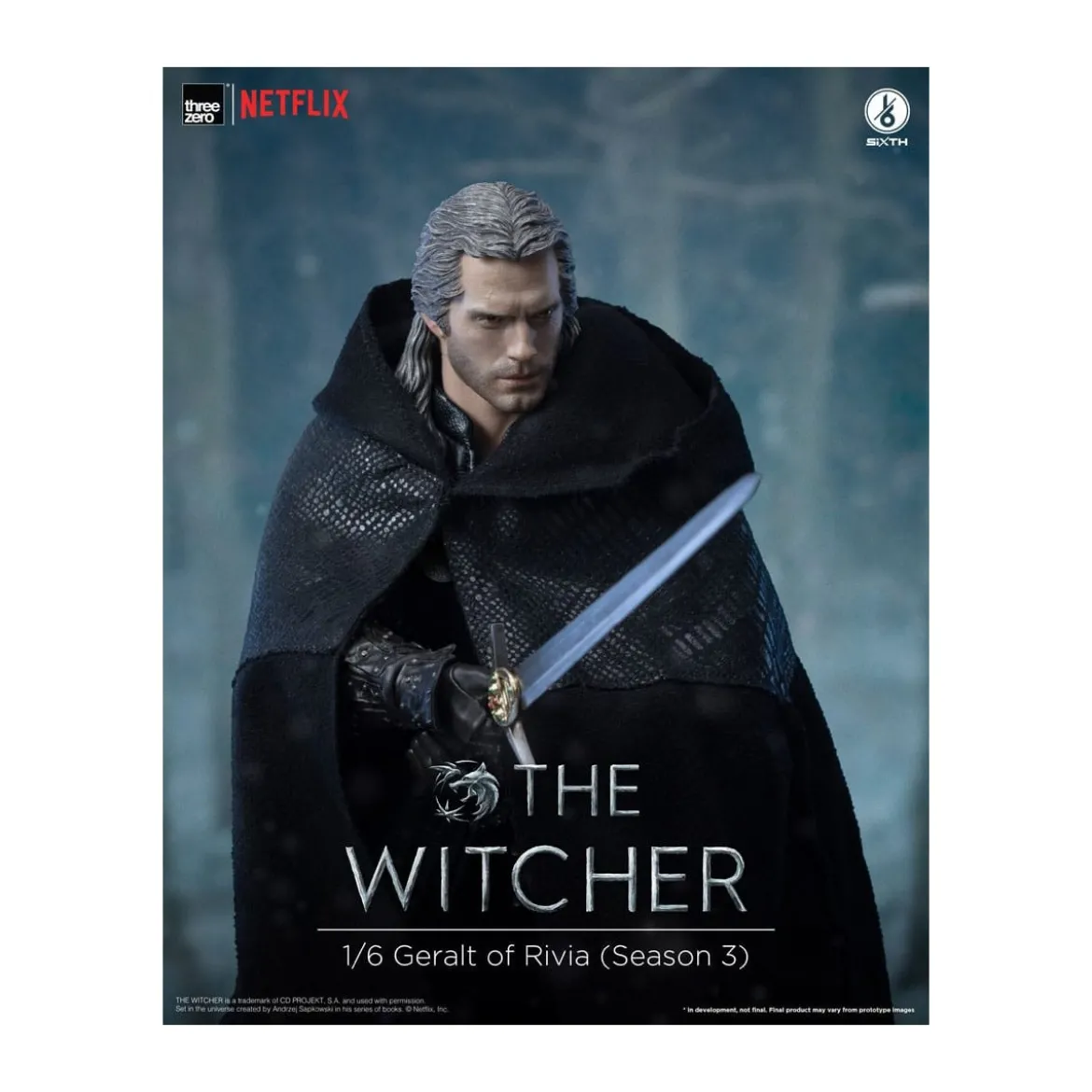 Threezero- Geralt of Rivia 1/6 - The Witcher Season 3