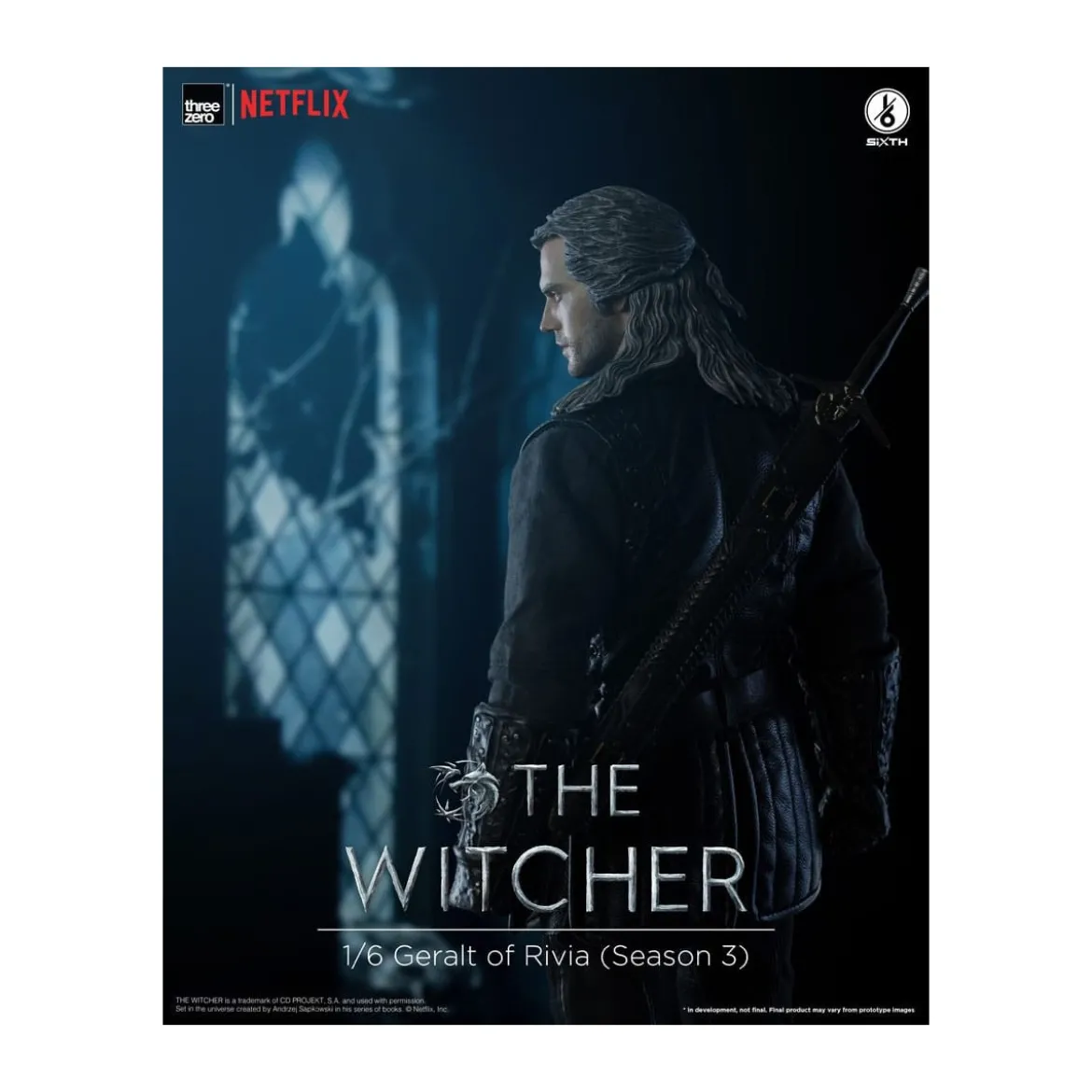 Threezero- Geralt of Rivia 1/6 - The Witcher Season 3