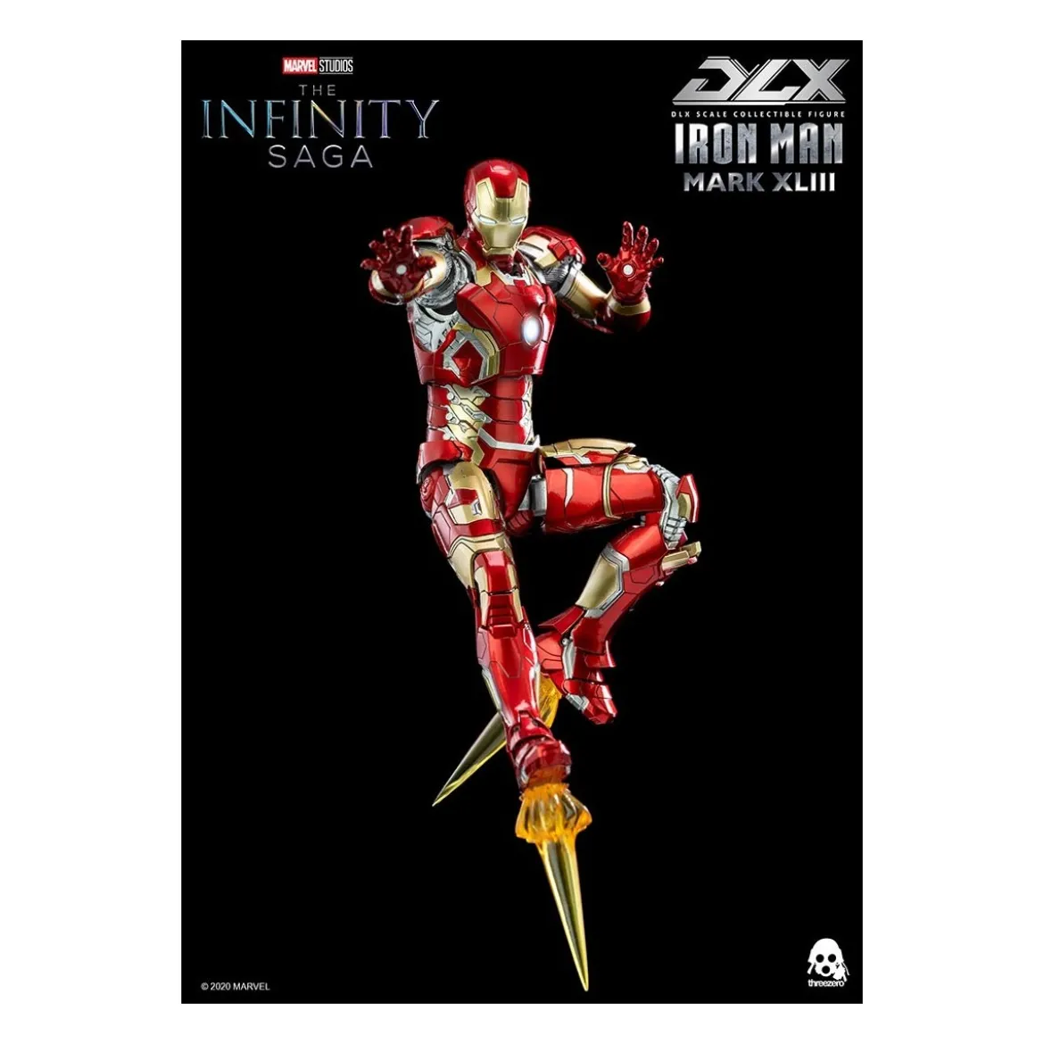 Threezero Infinity Saga Iron Man - Mark 43 DLX 1/12