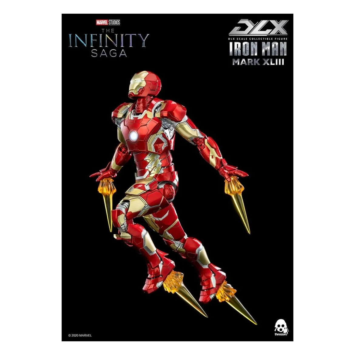 Threezero Infinity Saga Iron Man - Mark 43 DLX 1/12