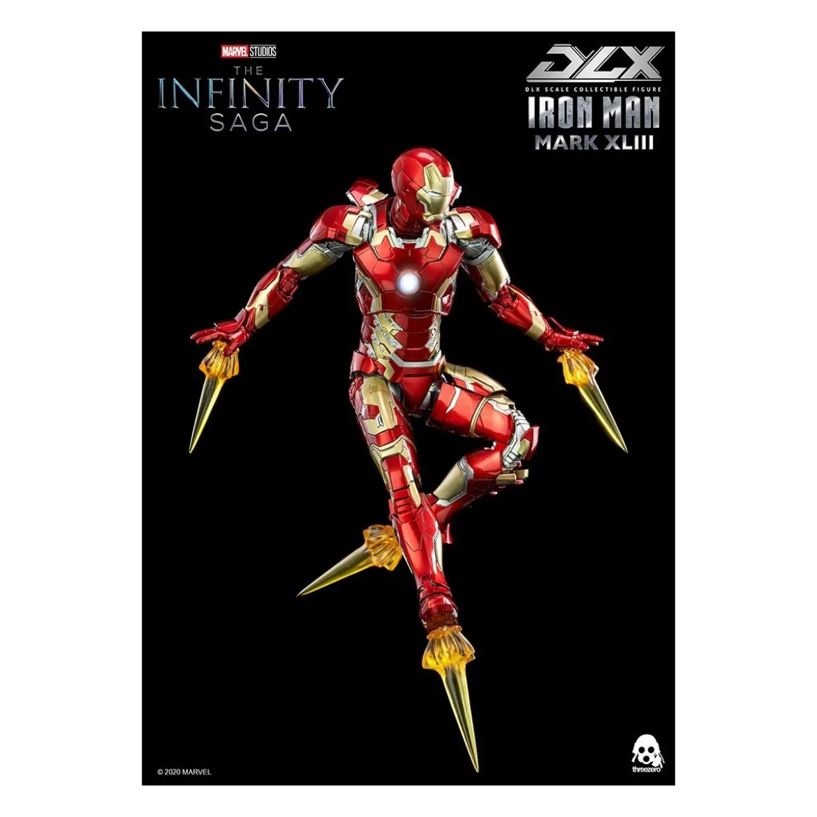 Threezero Infinity Saga Iron Man - Mark 43 DLX 1/12
