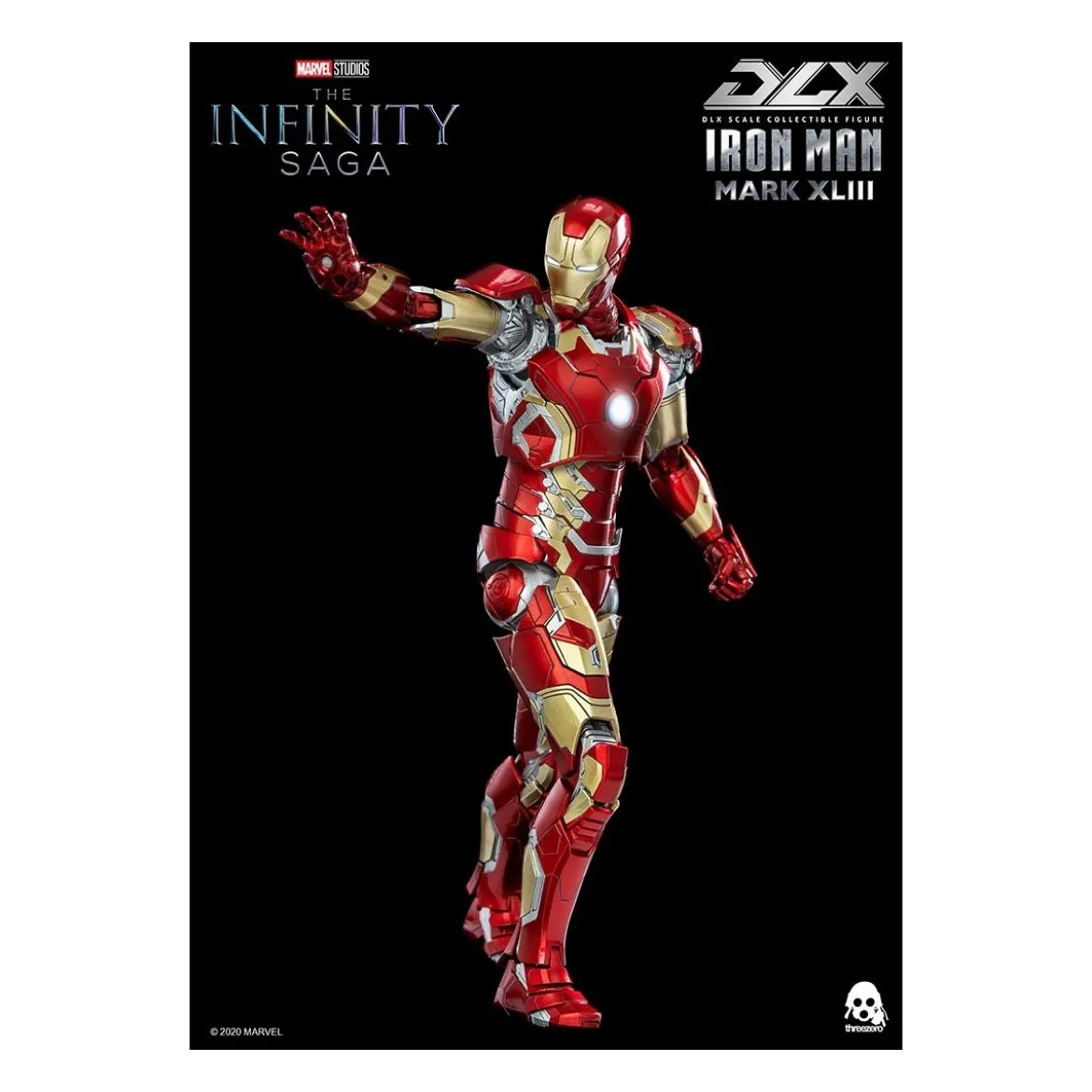 Threezero Infinity Saga Iron Man - Mark 43 DLX 1/12