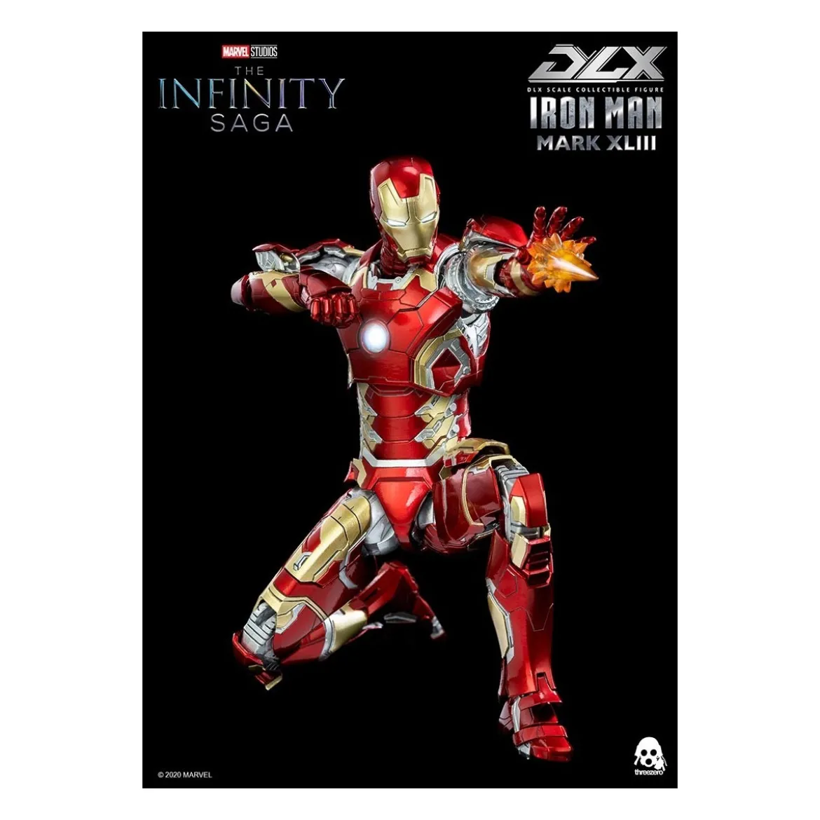 Threezero Infinity Saga Iron Man - Mark 43 DLX 1/12
