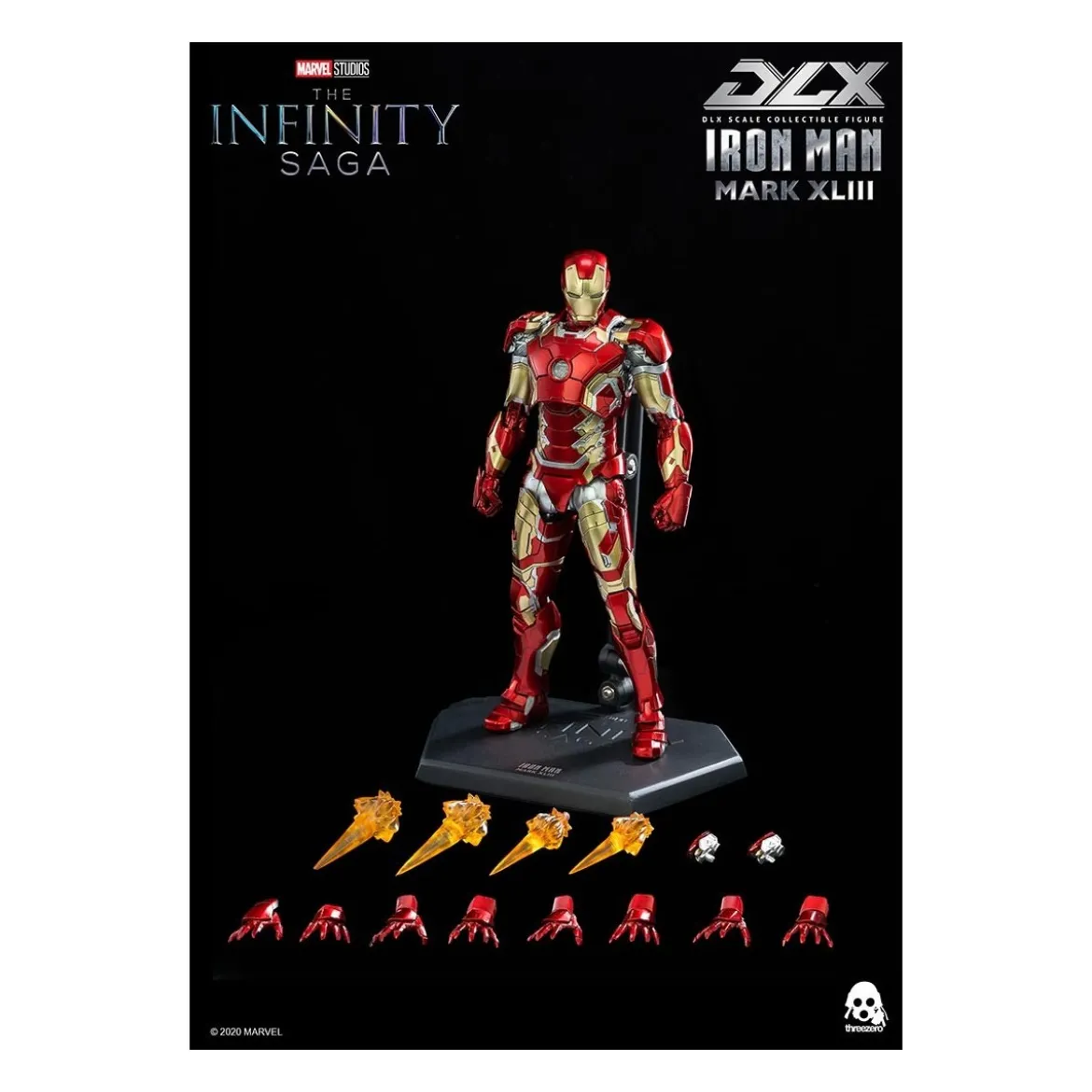 Threezero Infinity Saga Iron Man - Mark 43 DLX 1/12