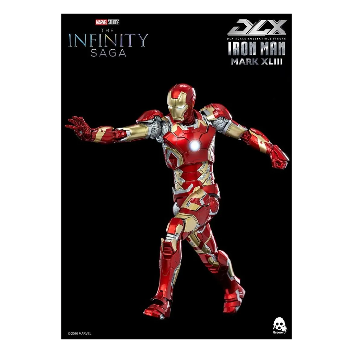 Threezero Infinity Saga Iron Man - Mark 43 DLX 1/12