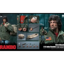 Three Zero - Rambo I - Figurine 1/6 - John Rambo Field Jacket - 30cm