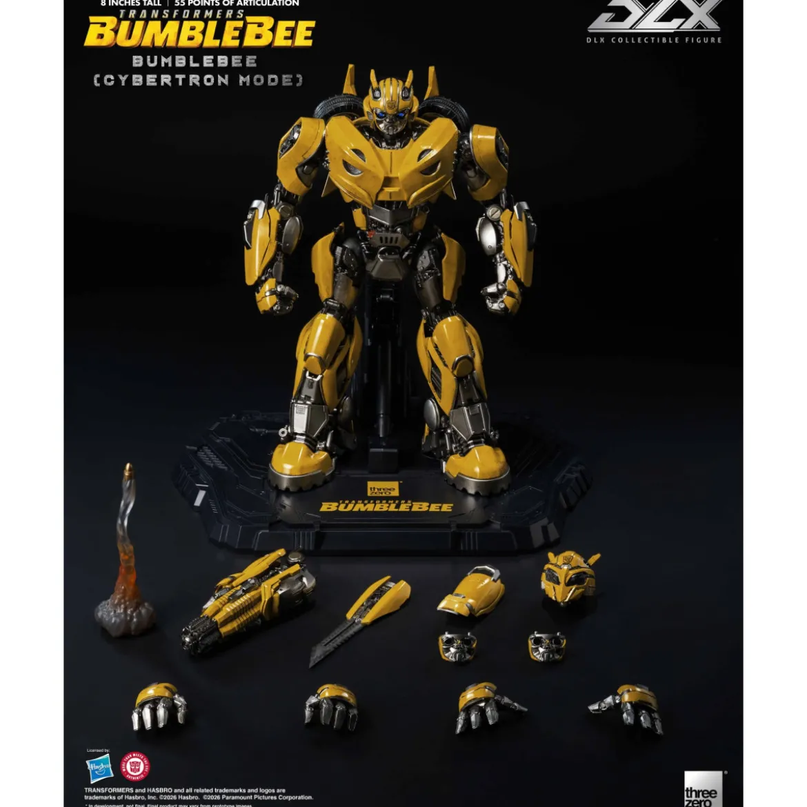 Three Zero Transformers - Bumblebee DLX figurine Bumblebee Cybertron Mode