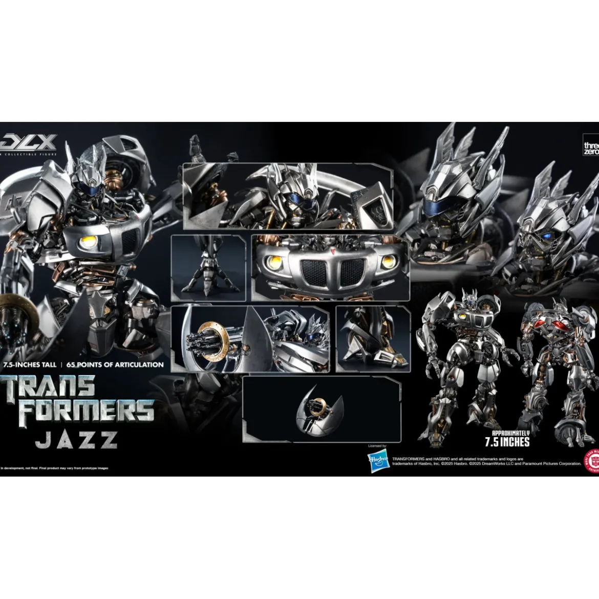Three Zero Transformers - DLX JAZZ 1/6 - Transformers